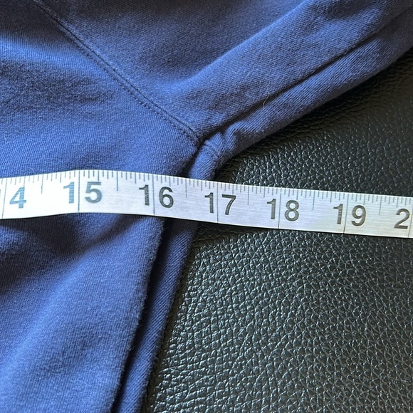 Lilly Pulitzer Skipper Popover Solid Navy Blue Pullover Half Zip Sz XS - Picture 8 of 10